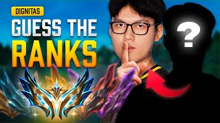 IT'S MY TEAMMATES?! | Guess The Rank!