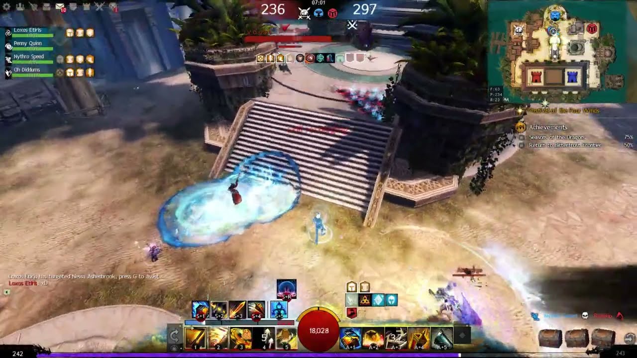 Guild Wars 2 power holosmith pvp game play (dps style)