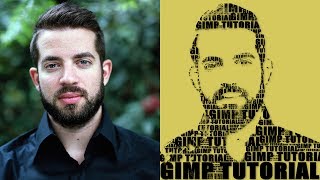 How to Create a Face Typography Poster in GIMP | Photoshop Alternative | #63 screenshot 4