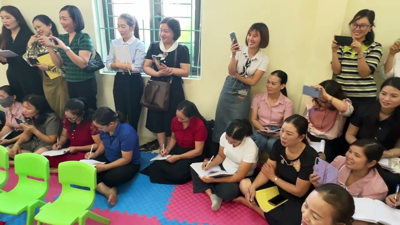 SHCM cấp huyện: truyện “Chú gấu con ngoan”. Đối tượng trẻ: 24-36 tháng tuổi