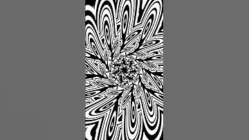 Sink Into the Flow of Hypnotic Monochrome Fractals | Visual Meditation Short