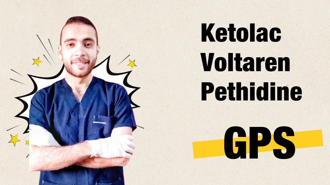 1- Ketolac - Voltaren - Pethidine - Emergency drugs - Emergency Course - Dr.Islam Sayed (Dr.s) - GPS