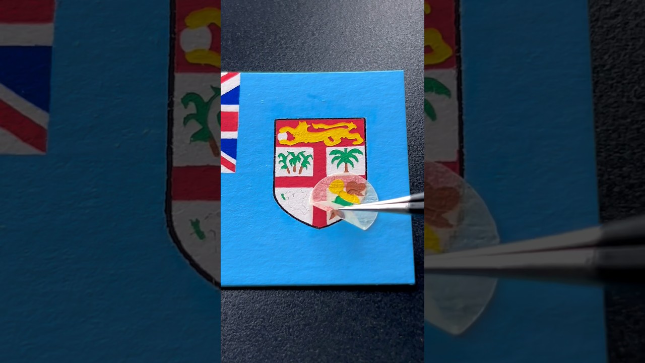 Dibujo la bandera de FIJI 🇫🇯 ¿siguiente? / next?