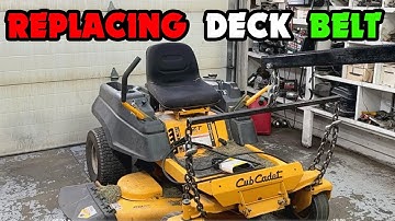 Replacing Deck Belt on Cub Cadet RZT Zero Turn
