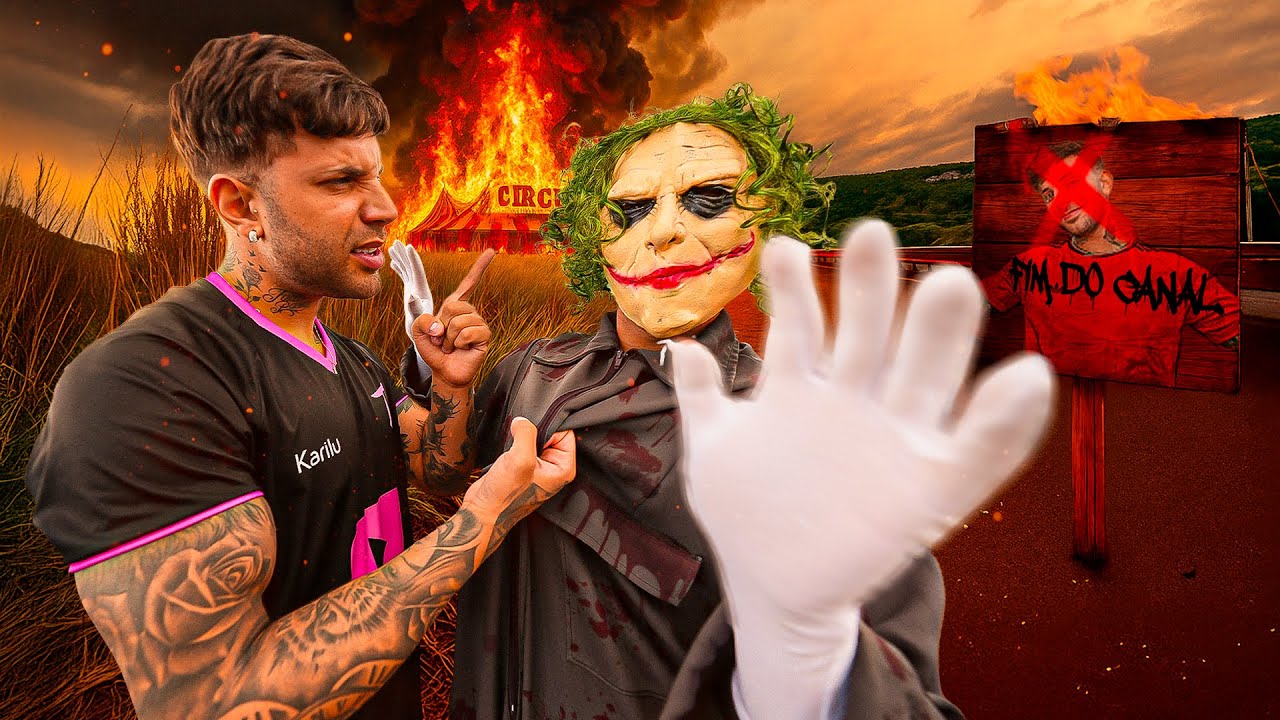 DESCOBRIMOS O PALHAÇO QUE APAGOU MEU CANAL *vai excluir de novo?*