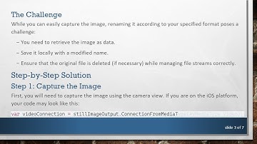 How to Rename Captured Images in Xamarin.Forms Custom Camera View