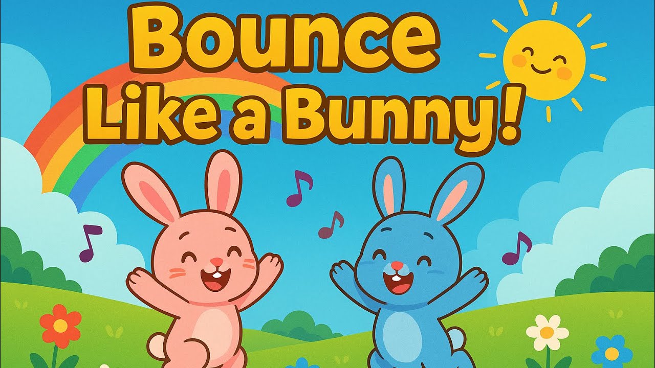 Bounce Like a Bunny! 🐰🎵| Fun Nursery Rhyme & Dance Song for Kids ...