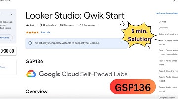 Looker Studio: Qwik Start | GSP136 | QwikLabs | Skills Boost Arcade Trivia Sept Week 1 Game Solution