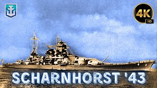 THIS SHIP IS MORE THAN PERFECT - Scharnhorst '43 wows - GERMAN battleship - World of Warships