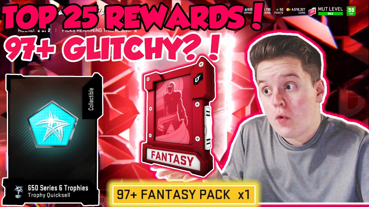 TOP 25 WEEKEND LEAGUE REWARDS! GLITCHY 97+ PACK OPENING? Madden 20 Ultimate Team