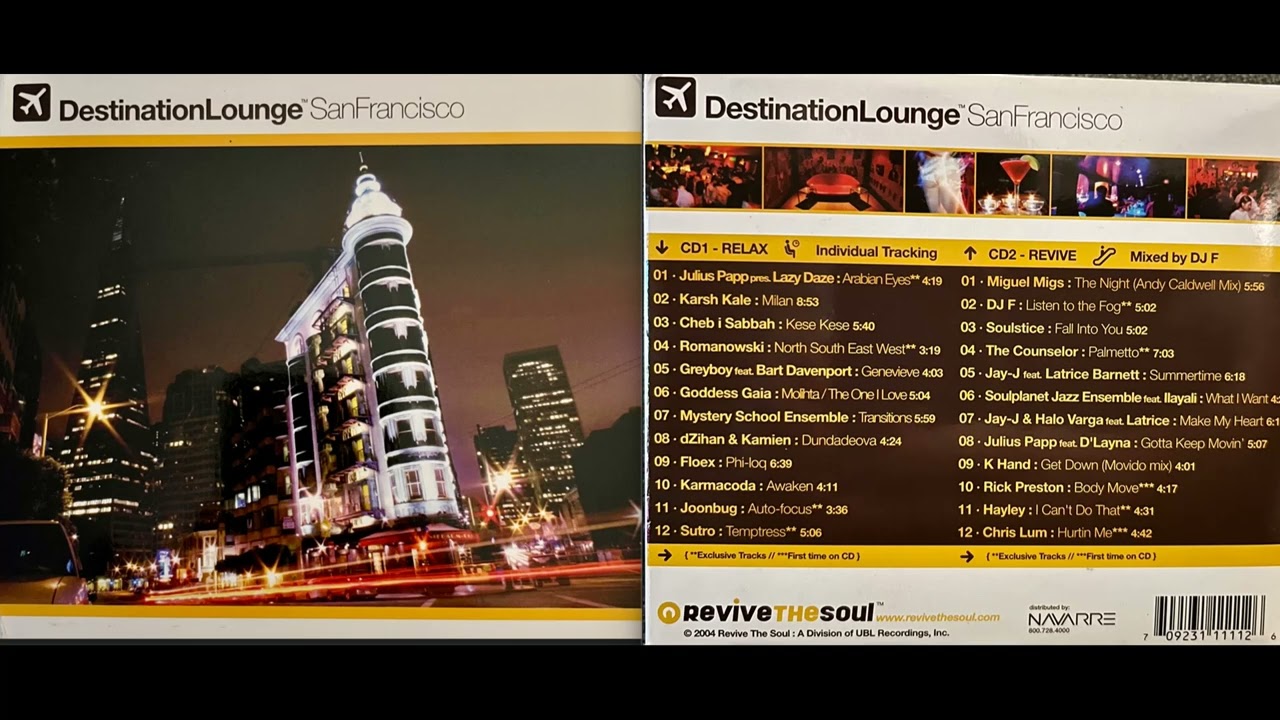 Destination Lounge, San Francisco (Disc 2) (Classic Downtempo Mix