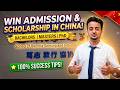 admission and scholarship opportunities in China for Bachelors, MS and PhD