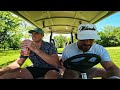 Daniel Whelan and Matt Orzech go golfing
