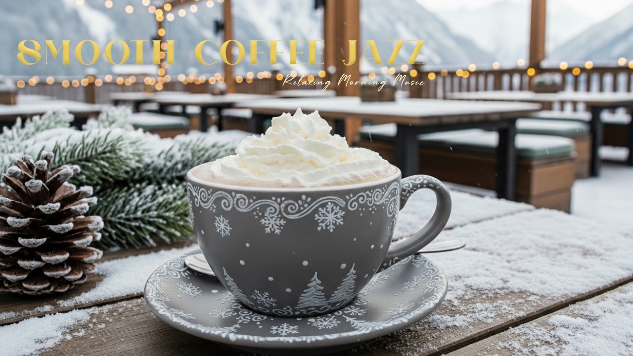 Smooth Jazz Music ☃️ Bossa Nova Instrumental and Cozy Jazz Cafe Music for Happy Moods