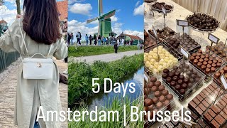 Amsterdam & Brussels 🌷spring getaway with friends!