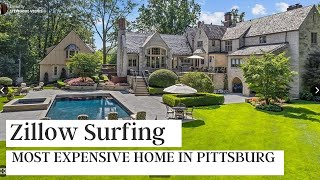 Zillow Surfing: Most Expensive Home in Pittsburg PA $6.8 Million
