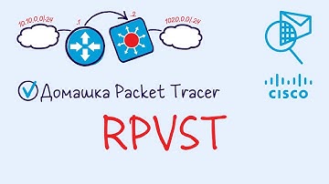 Домашняя работа PacketTracer 4. STP (RPVST) (Тема 16 лекций).