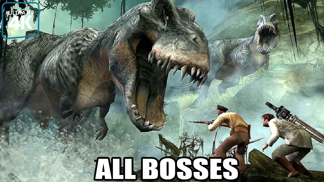 Peter Jackson's King Kong - All Bosses & Monsters (With Cutscenes) 4K 60FPS UHD PC