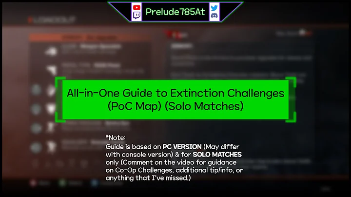 [Call of Duty: Ghosts (Extinction)] Guide to All Point of Contact Challenges (Solo Matches)