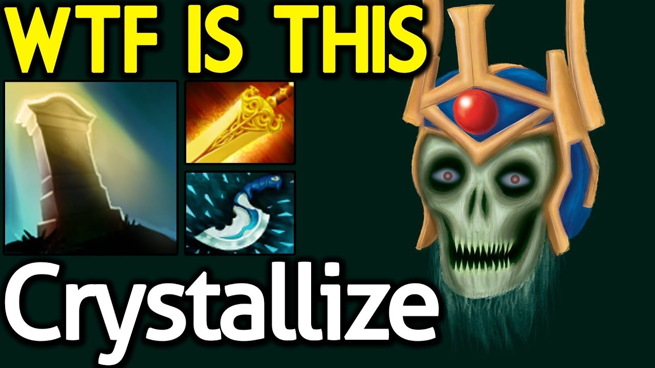 Crystallize [Wraith King] WTF is This Game 7.14 Dota 2 - YouTube