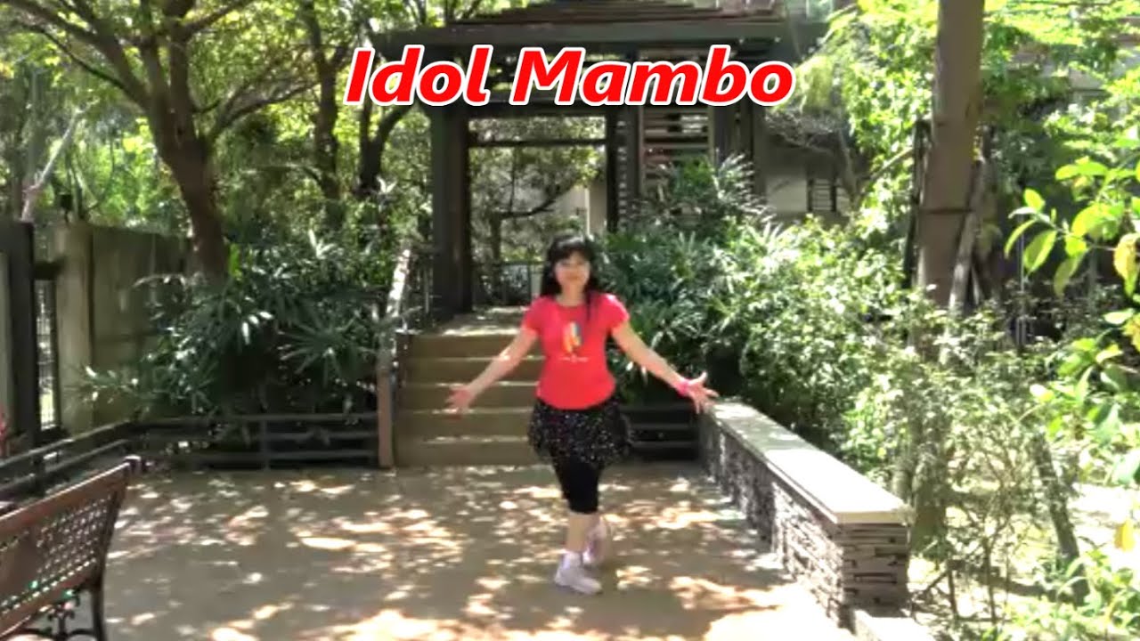 IDOL Mambo｜Line Dance by Pony Chen｜Demo & E.C.V. Walkthru｜偶像曼波｜含 中.英.越 導跳｜4K