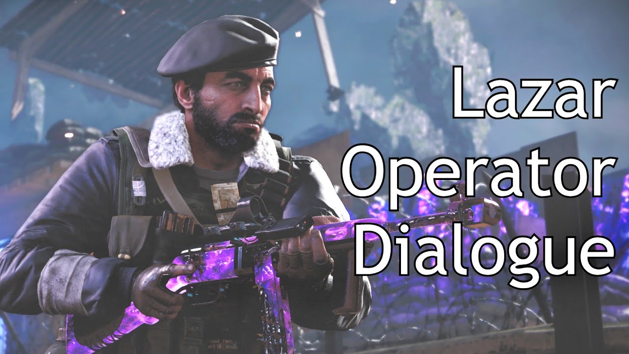 Black Ops Cold War Zombies Lazar Operator Dialogue YouTube