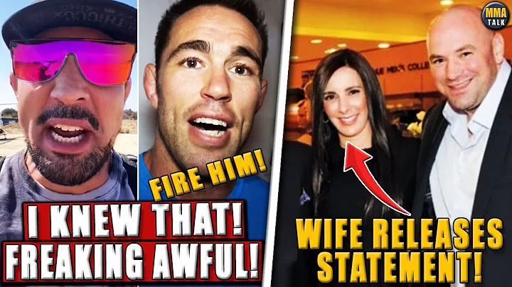 MMA Community REACTS to Dana White's wife slap! Wife RELEASES STATEMENT! Bisping on Andrew Tate