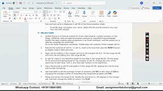 Shelly Cashman Excel 2019 | Module 3: End of Module Project 2 Avero International