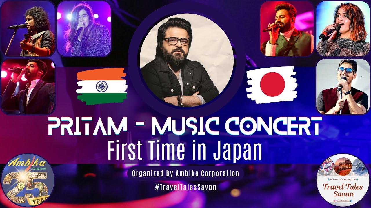 Pritam Live | Tokyo | Ambika #pritam #papon #jonitagandhi #amitmishra  #sreerama @TravelTalesSavan