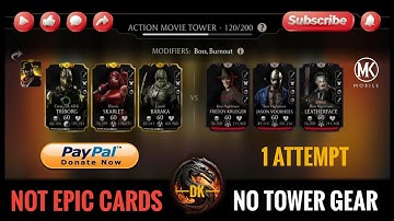 Fatal Action Movie Tower 120 & Reward 🎮 Mortal Kombat Mobile/MK Mobile #mortalkombatmobile #mkmobile