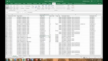 Scoping the Messy Data in an Excel Spreadsheet
