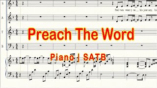 Preach the Word | Piano | SATB screenshot 3