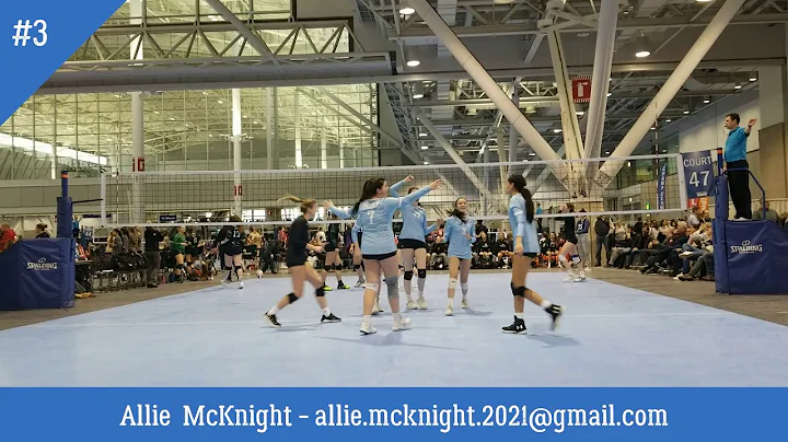 Allie McKnight #3 - Setter (DS/OPP), Class of 2021 - Boston Highlights 2020