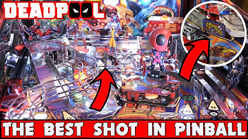 The best shots in Pinball? | SNNNKKT & Katana Sword Ramp | Stern Deadpool Pinball Machine