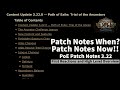 Patch Notes When?  Now!  First Reactions and High Level Overview [PoE 3.22]