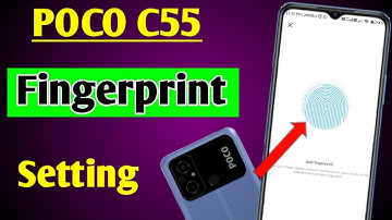 POCO C55 me fingerprint lock kaise lagaye | how to set fingerprint lock in POCO C55