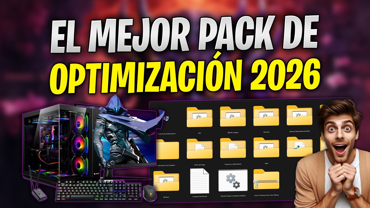 EL PACK DE OPTIMIZACIÓN DEFINITIVO PARA OPTIMIZAR TU PC EN 2026 - ¡TODO EN UNO!
