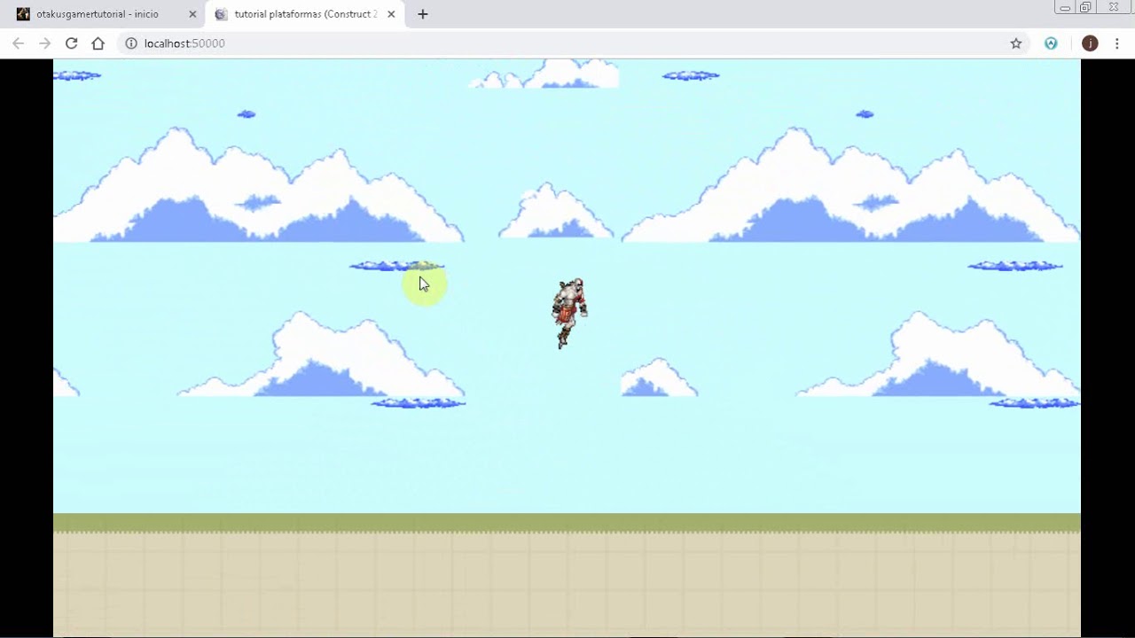 tutorial de CONSTRUCT 2 - videojuegos de plataformas #1 - YouTube