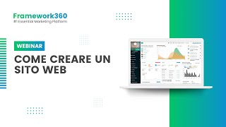 Come creare un sito web (Webinar) - Framework360