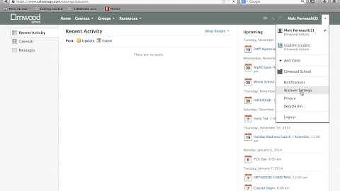 How to select the right time zone from within Schoology