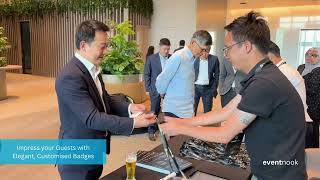 Exquisite Check-In Experience with instant badging at Investment Networking Event