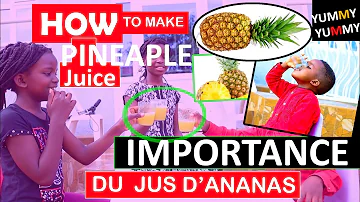 Pourquoi un garçon doit boire du jus d'ananas