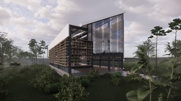 Exterior Transparant Cafe design with enscape 2.7 rendered