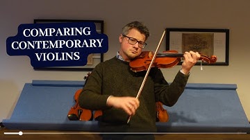 Tim Wright Fine Violins: Contemporary Violins Comparison