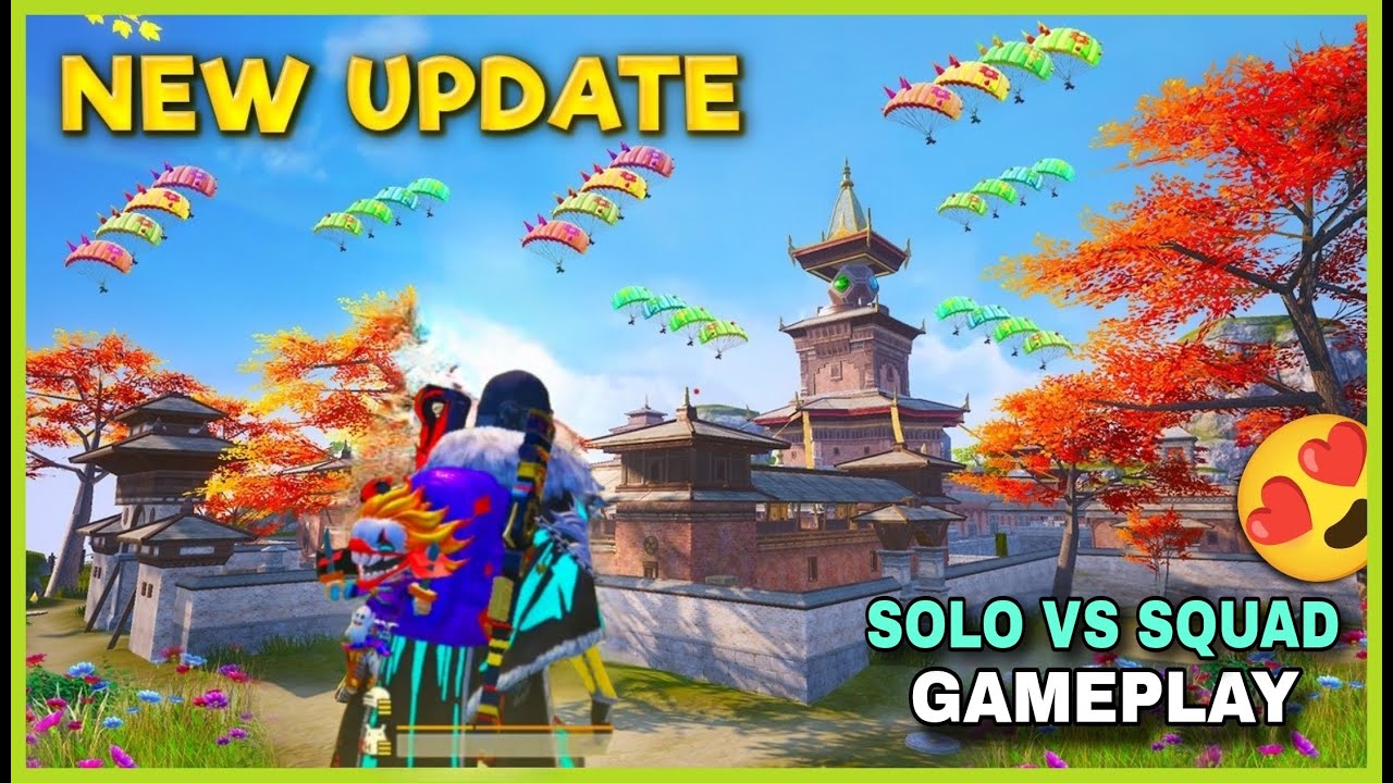 Bgmi Solo vs Squad New Gameplay | Pubg Solo vs Squad New Update ...