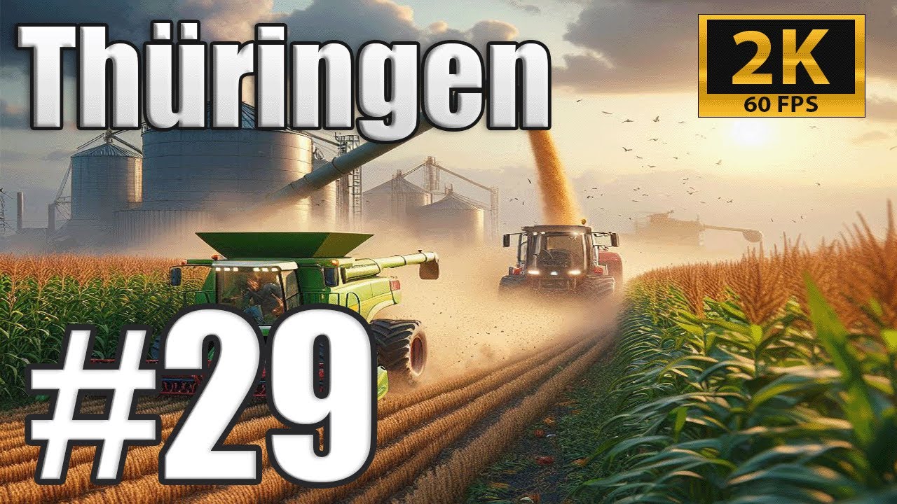 Autodrive Harvest Chaos #29 | Background Gaming Mix | FS22 Thuringen