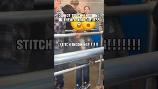 PEOPLE AT THEME PARKS ARE NASTY! DO NOT TOUCH ANYTHING! #disney #disneyland #themepark #lol #shorts