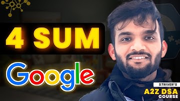 4 Sum | Brute - Better - Optimal with Codes