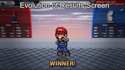 Evolution of Results Screen | Super Smash Flash 2