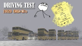 OMSI | Driving Test Challenge | Isuzu ERGA-Mio | Heavy Snow screenshot 3